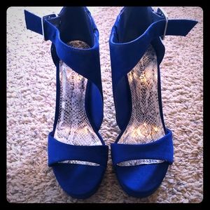 Royal Blue Madden Girl heels